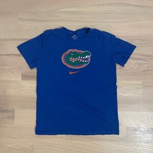 Nike Men’s Blue Florida Gator Logo Core Cotton T-Shirt